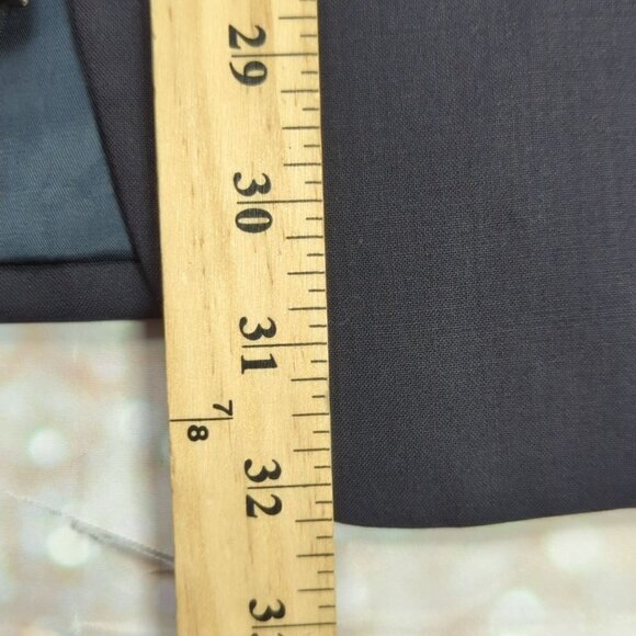 Jim Beam "Premium Nuts" JoS A Bank Wool Navy Blazer, Men's 42 - Picture 10 of 12